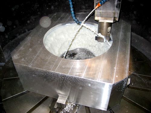 챔버 가공사진(알미늄)